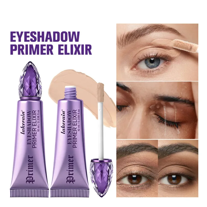 Eyeshadow Makeup Primer Smooth & Crease-Resistant Eye Makeup Waterproof Long-Lasting Wear Translucent Shade Eye Base Primer