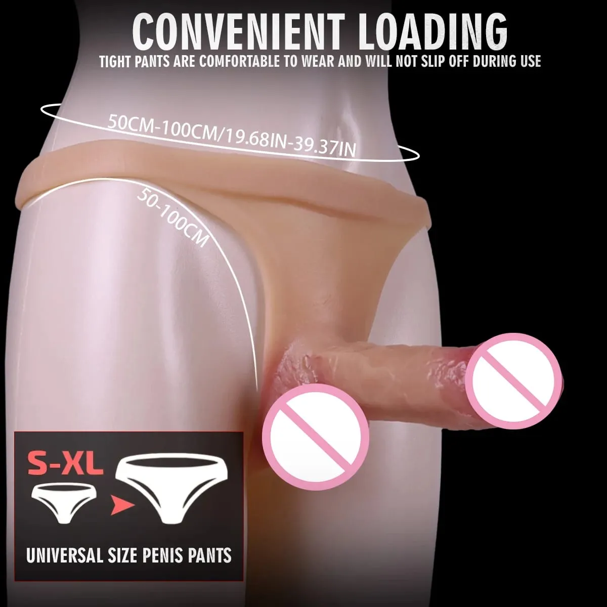 NEW Silicone Solid Hollow Dildo With Thongs Strap-On Penis Sleeve High Elasticity Cock Extender T-Back For Adult 18+ Men Sex Toy