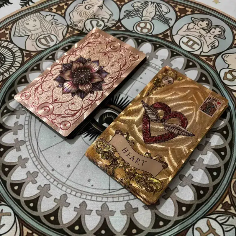 12*7cm Old Style Lenormand Oracle Cards PVC zlatá fólie Věštecký balíček pro začátečníky a profesionály ve starém stylu — image 6