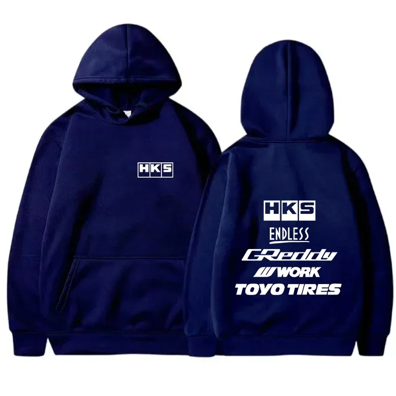 2025 Men Fashion Cool Hoodie Japan JDM Modified Car HKS ENDLESS Hoody Men Women Vintage Casual Sweatshirt Long Sleeve Pullovers