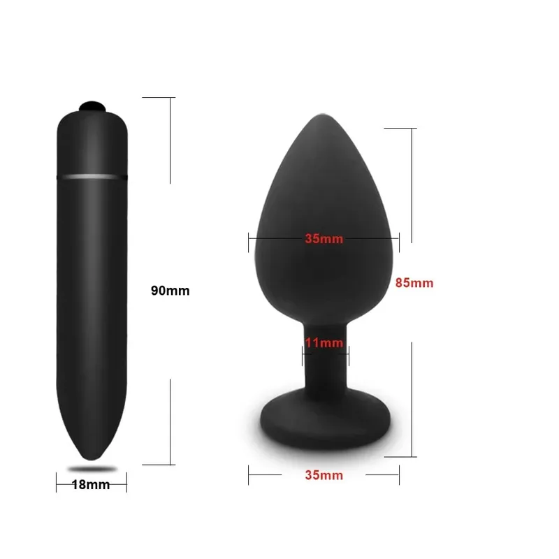 4 pçs silicone macio anal plug mini erótico bala vibrador butt plug brinquedo sexual para homens mulheres gay casais anal estimulador de próstata