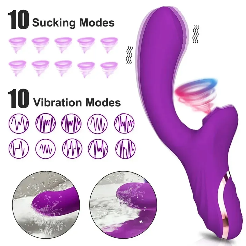 Vibromasseur de succion clitoridien féminin, 20 Modes, ventouse de Clitoris, stimulateur sous vide, gode, jouets sexuels, produits pour adultes de 18 ans