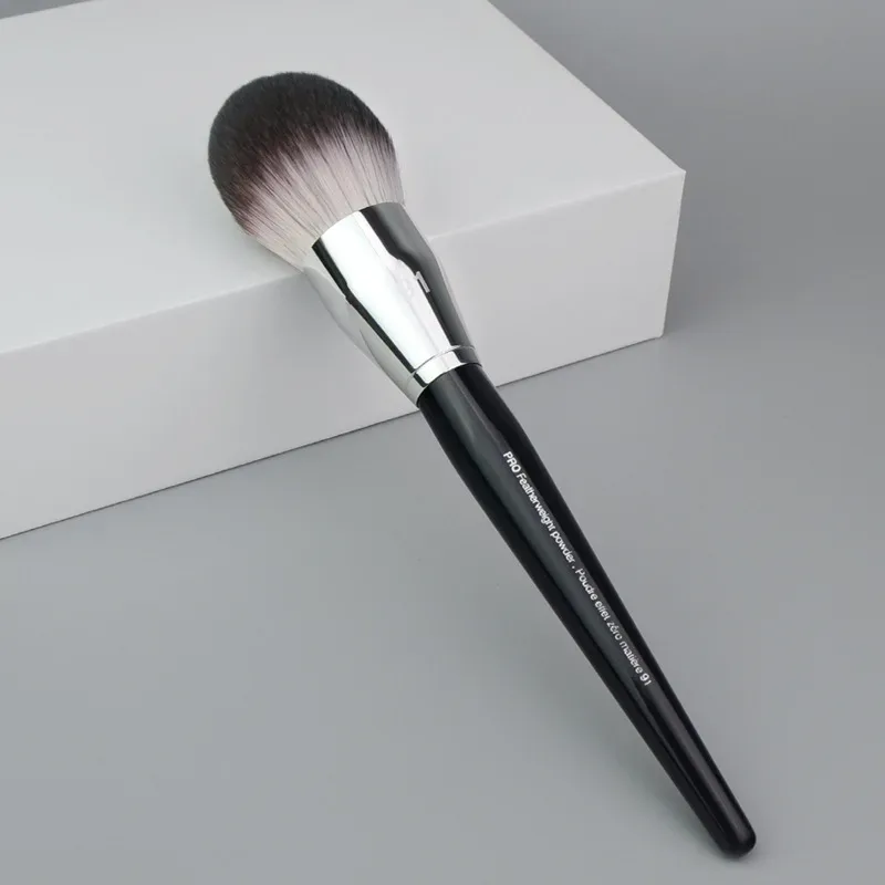 1 piece Pro Round Powder Makeup brushes Setting Make up brush Powder Contour synthetic Hair Angled Foundation wood handle