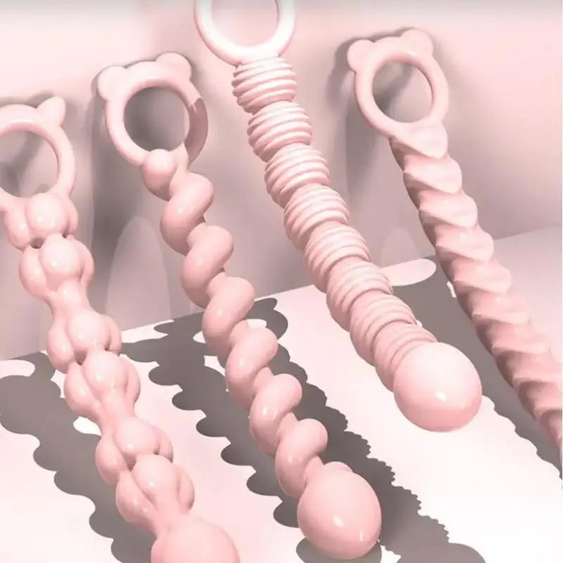 S-Beads Soft Anal Plug Anus Toys Big Balls Silicone G-Spot Stimulating Butt Plugs Adult Sex Couple Sexy — image 5