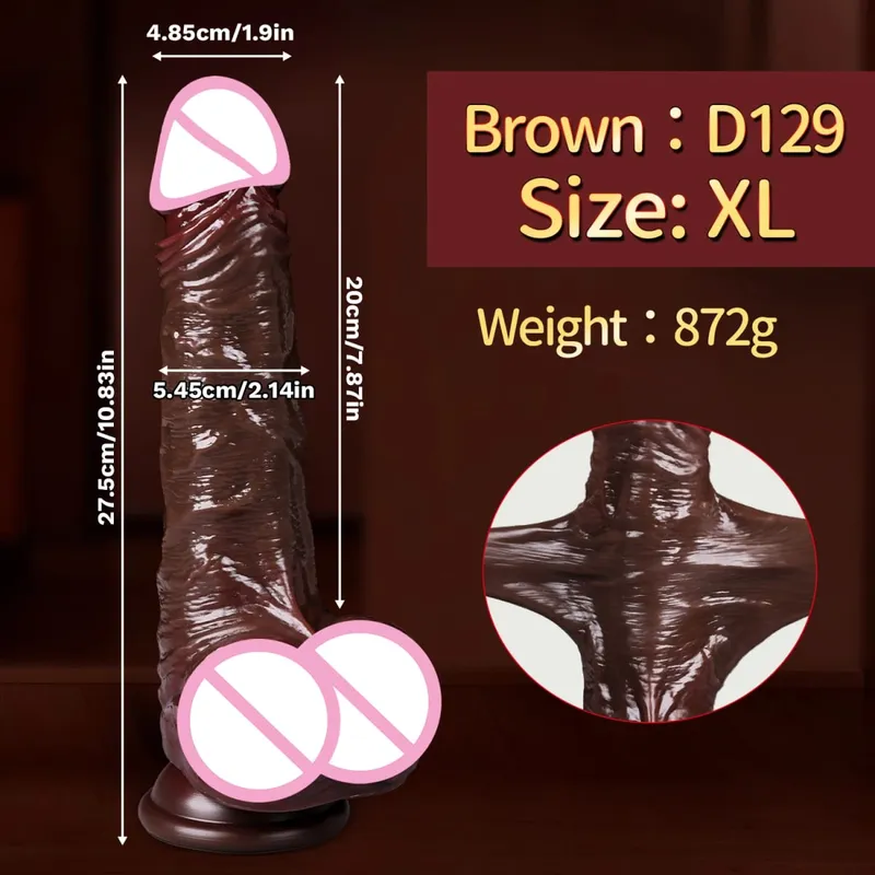 Realistic Sliding Foreskin Dildo for Women Testicles Penis Sexy Adult Strapon Dildos Masturbator Big Dick Anal Plug 18+ Sex Toys
