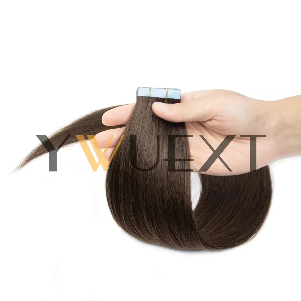 Tape In Human Hair Extensions 10Pcs/30g Per Pack Remy Real Human Hair Straight Natural Black Brown Blonde Multi‑Colors Seamless Skin Weft Tape Hair Extensions For Women