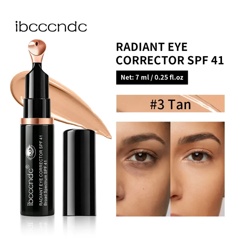 SPF 41 Eye Corrector Concealer Hydrating Suncreen Concealer Under Eye Color Corrector Dark Circles Eye Cream Woman Makeup
