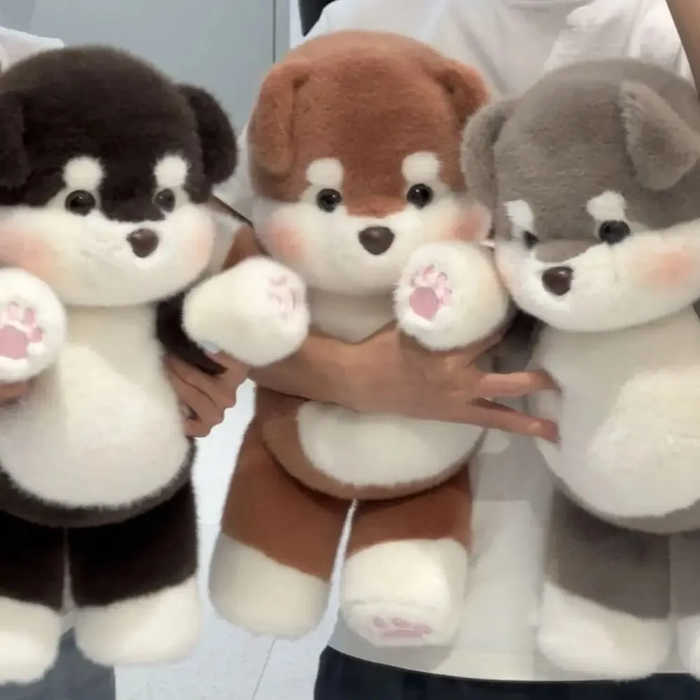 Creative Gift Soft Dog Stuffed Animal Plush Pillow Emotional Support Cute Stuffed Animals Plush 17.7inch Plush Pillow