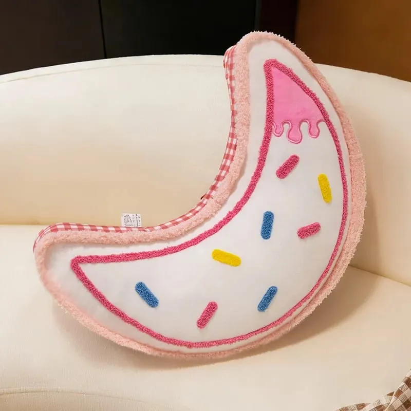 Red Grid Throw Pillow Star Moon Love Heart Triangular Ellipse Sofa Bed Lumbar Cushion For Home Decoration Ornaments
