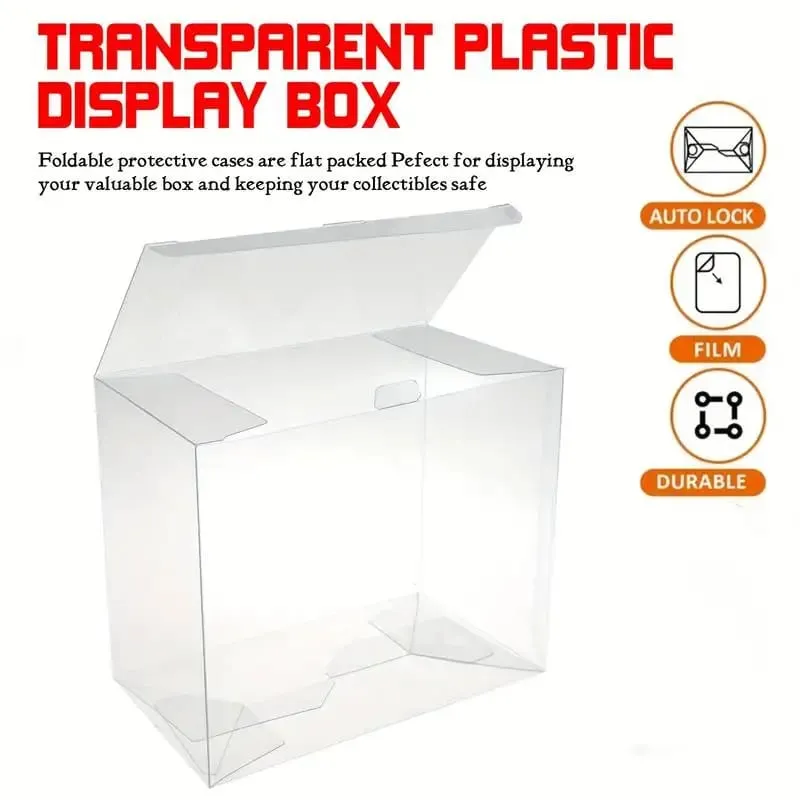 5/10 pcs ETB Plastic Protective Cases for Elite Trainer Box – 360° Clear View Anti-Scratch Dustproof Durable PET Card Storage