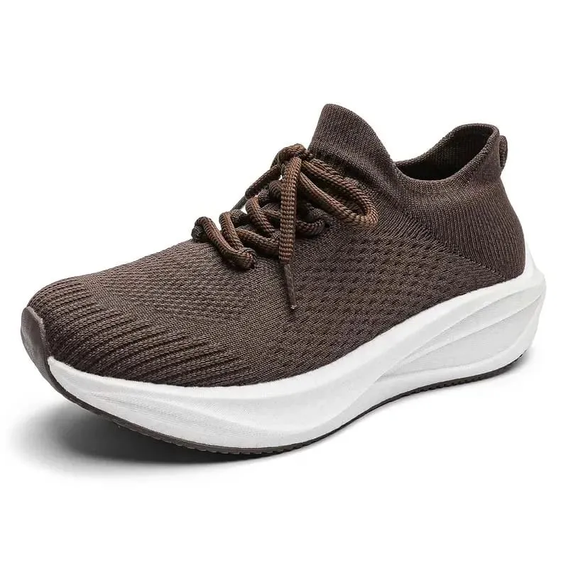 Men Women Summer Mesh Walking Shoes Breathable Lightweight Sock Sneakers Casual Sports Shoes Large Size Couple Style