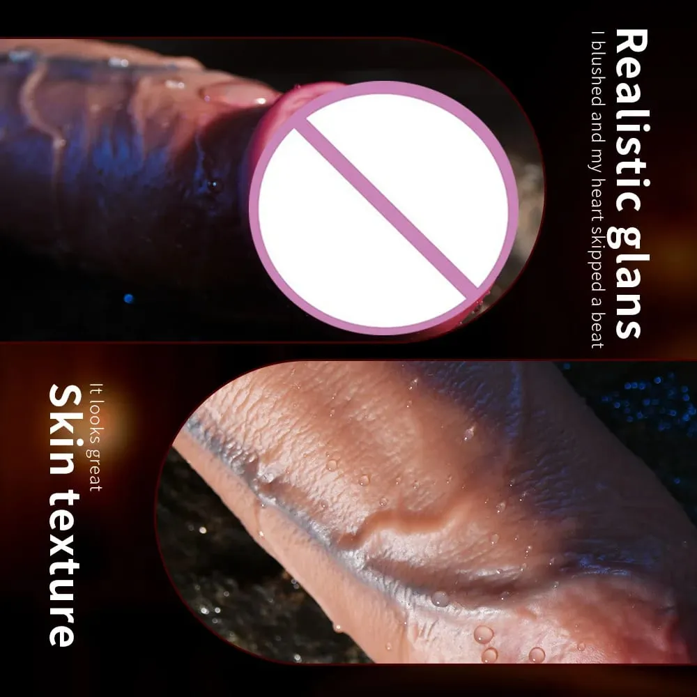Super Realistic Long Dildo Soft Silicone Anal Dildos Strapon Dick Butt Plug Masturbator Penis Adult Sex Toys for Men Women