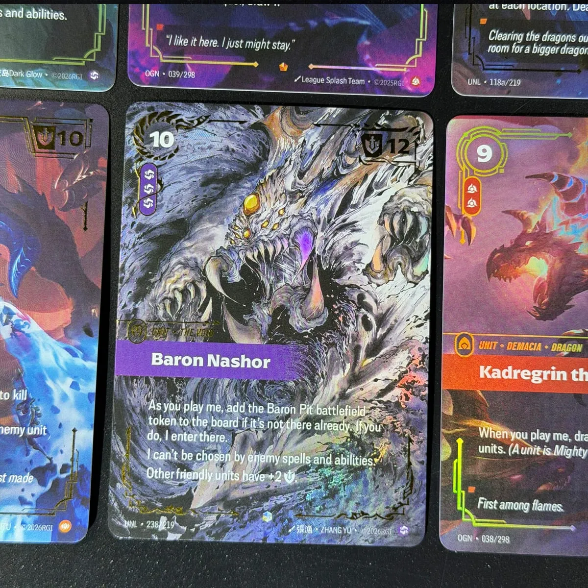 Runes Riftbound OGN Origin Genesis UNL Unleashed KaiSa Elder Dragon Collectible Alt Art Showcase Exclusive Holo Foil Proxy Card