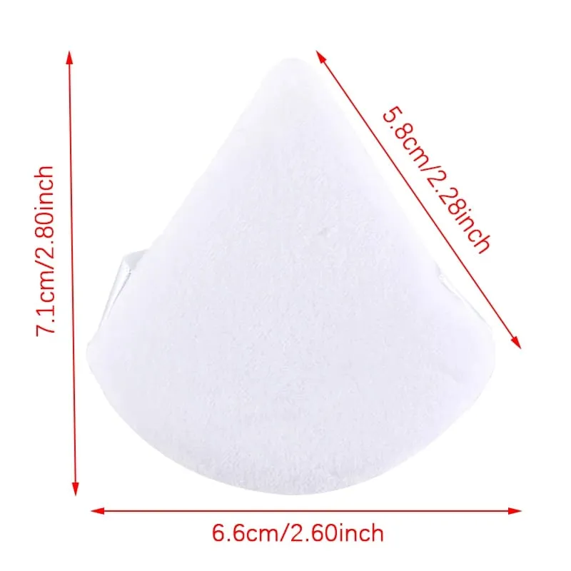 1/2/3/6 PCS Triangle Powder Puff For Loose Powder Cosmetic Foundation Puff Makeup Tool Reusable Sponge Washable Soft Powder Puff