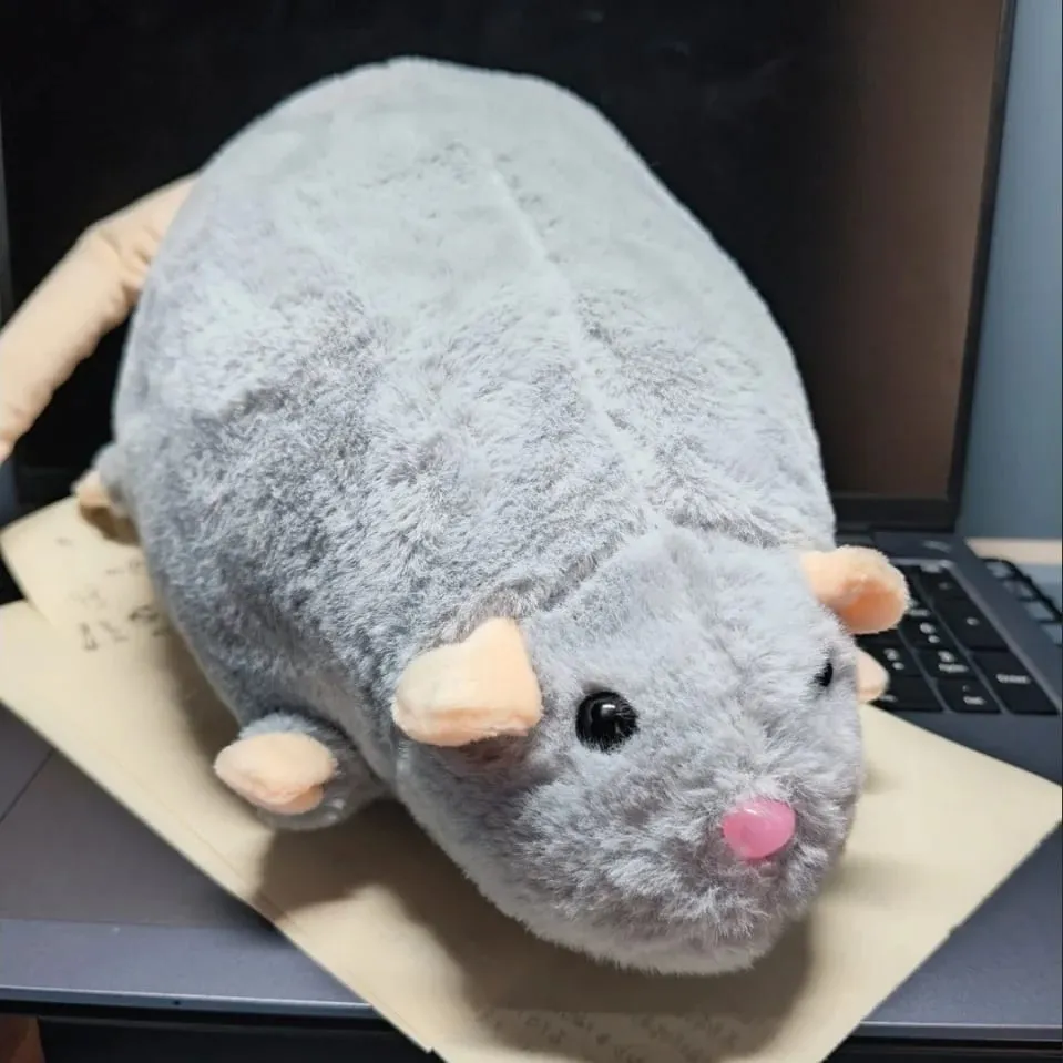 Simulation Cartoon Rat Doll available in 35/50/90cm Cute Oversized Big Mouse Plush Pillow as Birthday Gift