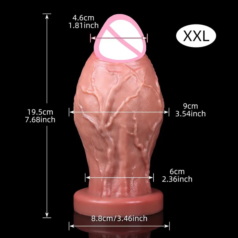 Dildo Simulation Penis Real Vein Anal Plug S-XXL With Suction Cup Women Sex Toys G-point Massage Men Prostate Stimulation 18+