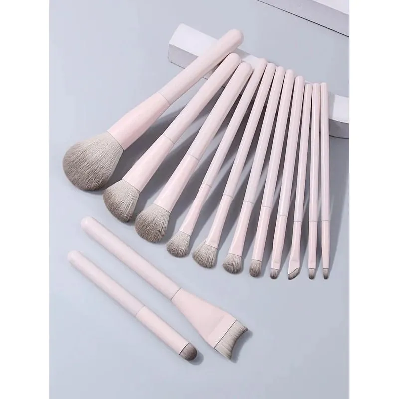 13Pcs Soft Fluffy Makeup Brush Set Ideal for Makeup Beginners Works for Foundation Blush & Eyeshadow for Flawless Makeup Look