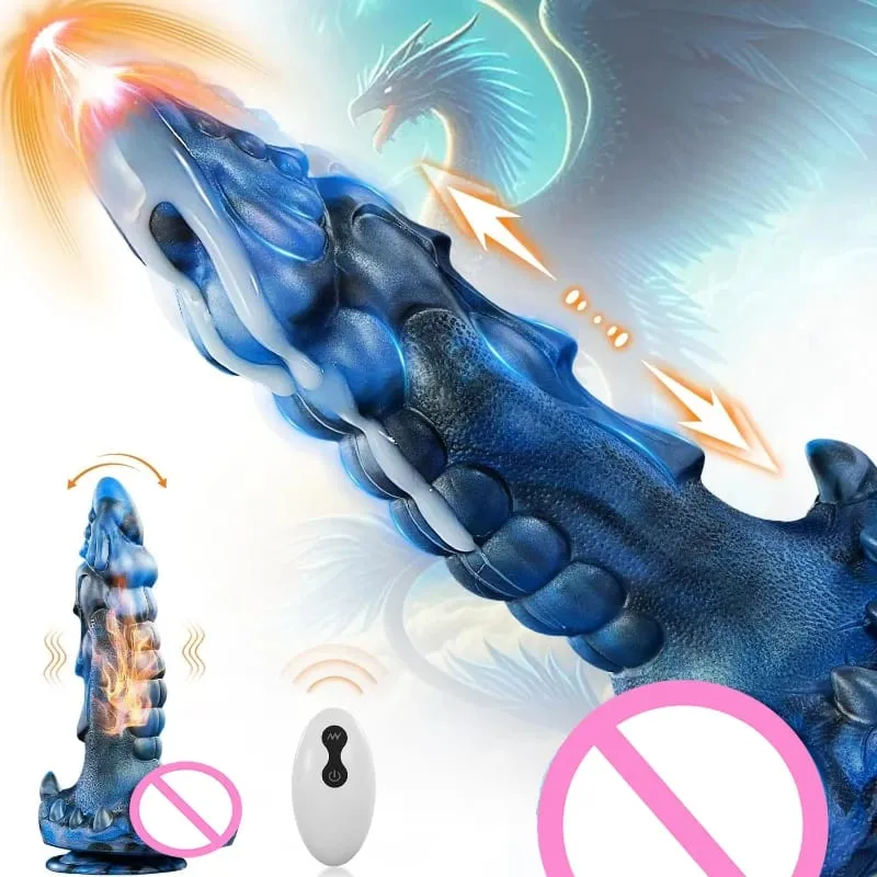 Big Thrusting Dildo Sex Toys Vibrator Remote Control 8 Thrusting Vibration Monster Dildos Vagina Anal G Spot Massager for Couple