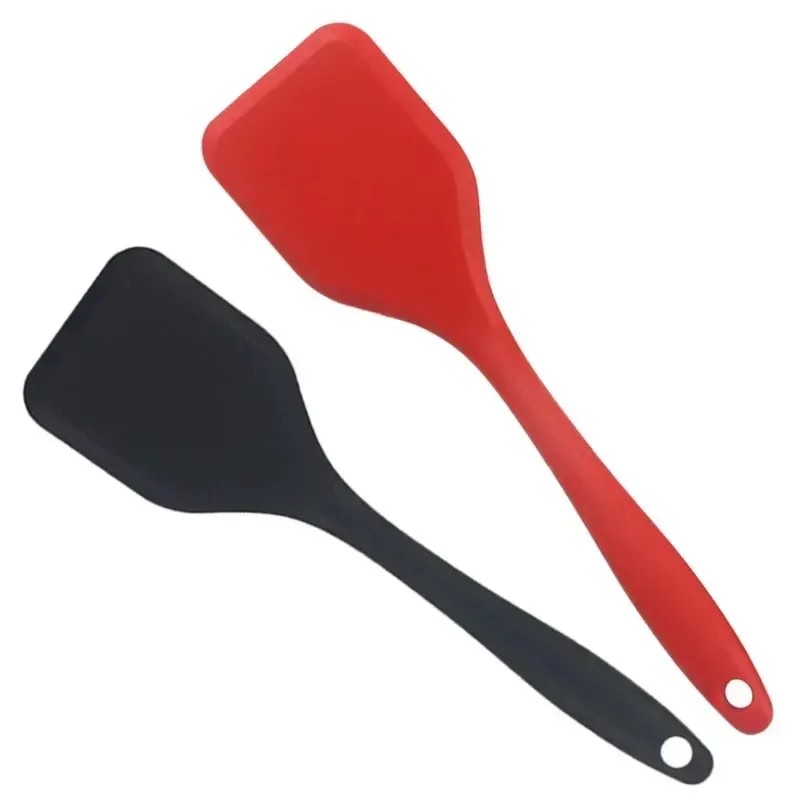Small 20.5cm Silicone Cooking Leakage Spatula Dense Shovel Fried FishOmelette Shovel Non-stick Spatula Kitchen Cooking Tools — image 7