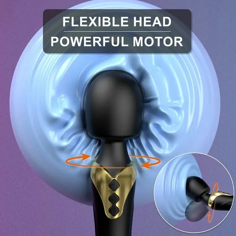 Powerful AV Magic Wand Dildo Vibrator Clitoris Stimulator Vagina Massager G Spot Masturbator Adult Sex Toys for Women — image 3