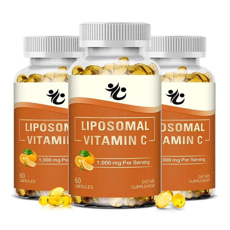 Capsule di vitamina C liposomiale da 1000 mg: supportano la difesa immunitaria, la produzione di collagene, luminosità della pelle, benessere cognitivo e circolatorio.