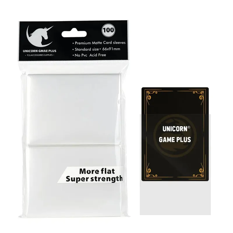 100 peças 2.5 "x 3.5" mangas de cartão de negociação premium 66x91mm cartas de jogo de tabuleiro de tamanho padrão para mtg magic Gathering cartão de jogo lorcana