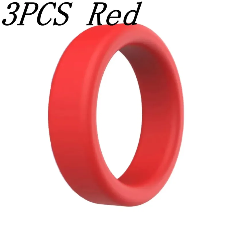 1/3 Pcs Men Penis Ring Silicone Cock Rings Male Lock Ejaculation Scrotal Ball Stretcher Anillo Hombre Cockring Sex Toys For Men