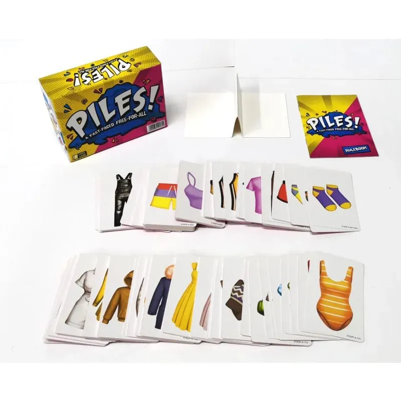 A Set of Very Entertaining Clothing Cards Folding Clothes Poker Cards Perfect for Family Gatherings Suitable for New Year — image 1