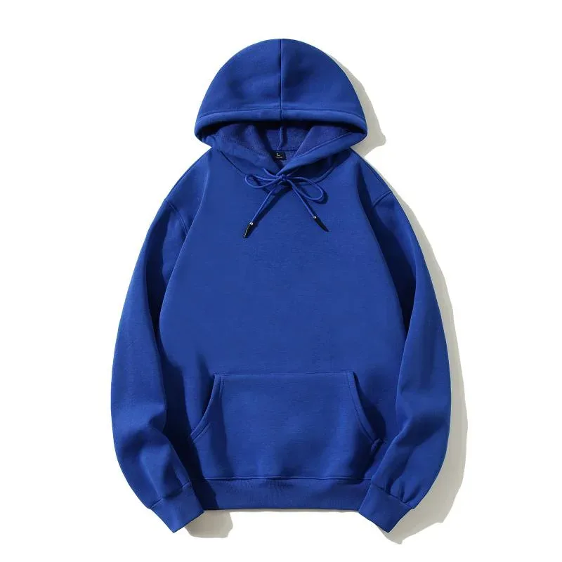 Hoodie Cetak Mode Kualitas Tinggi Logo Kustom Grup Pribadi Merek Bordir Pria dan Wanita Tebal 100% Katun Pulover Bulu — image 11