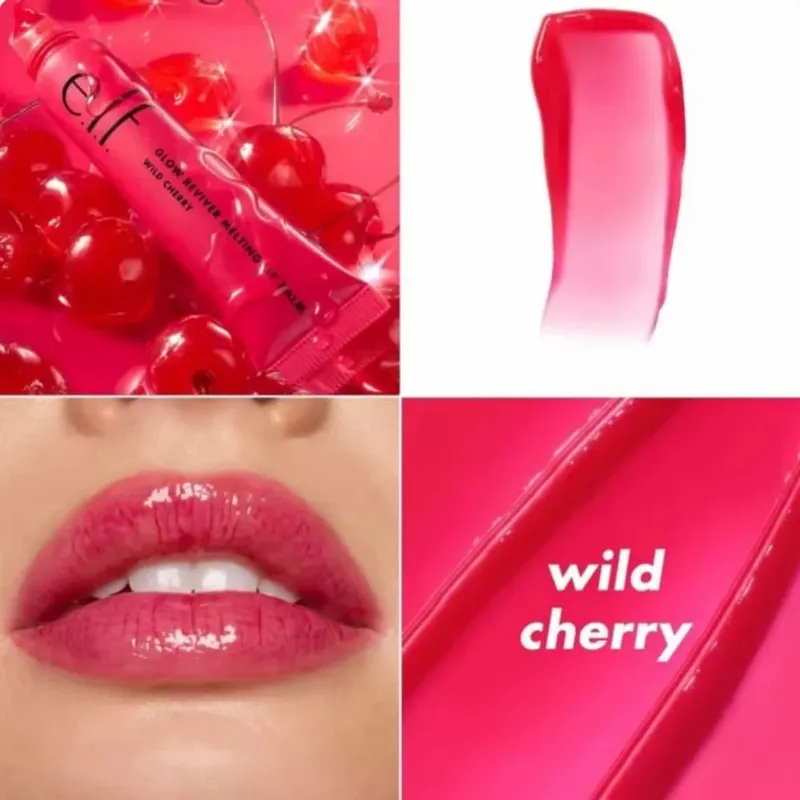 ELF Lesk na rty Natural Shine & Blush Liquid Voděodolný a odolný proti potu Snadno se rozmazává Lehký a dlouhotrvající make-up