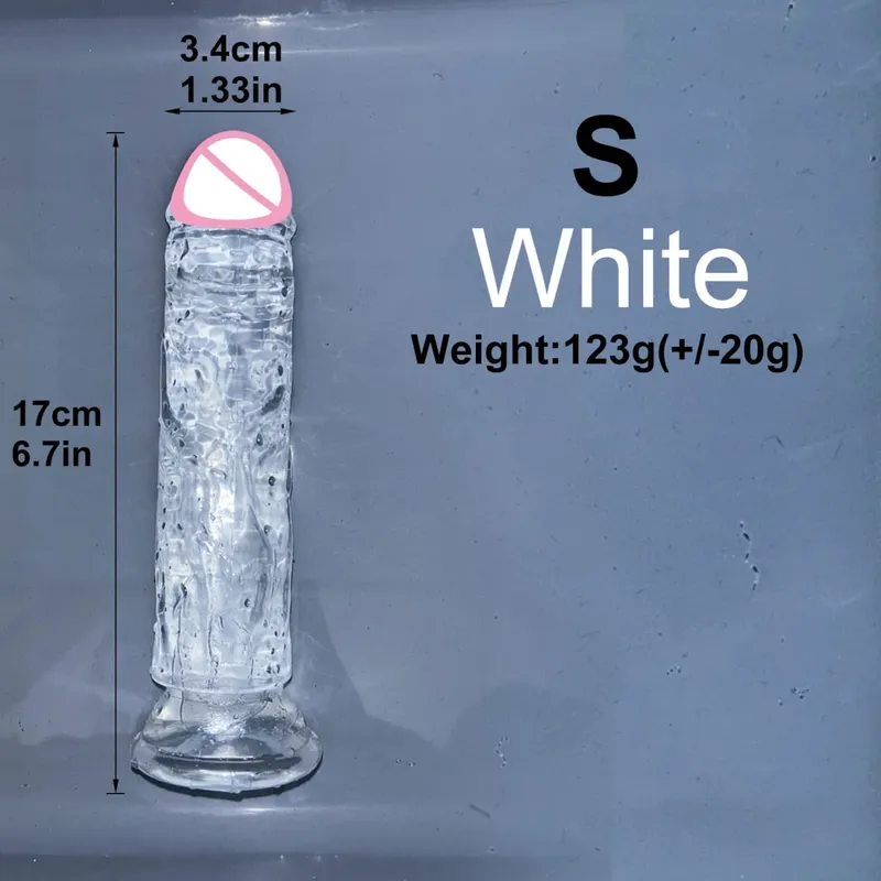 Goedkope 5 Kleuren Kleine Transparante Dildo Zuignap Jelly Lul Vrouwen Erotische Anale Seksspeeltjes Zachte Clitori Vaginale Masturbators Penis — image 8