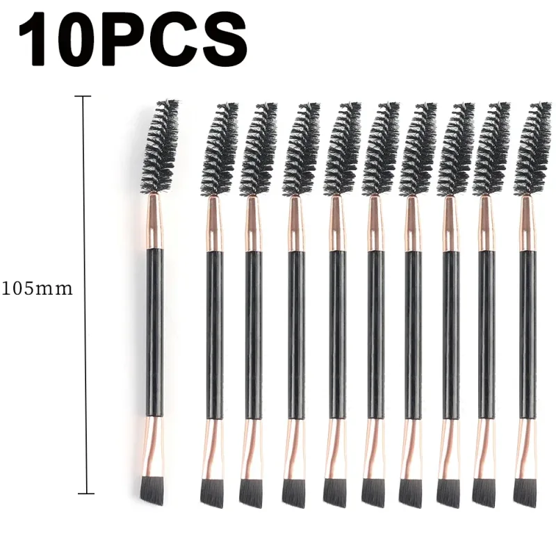 Double-headed Angled Eyebrow Brush Eyelash Comb Professional Makeup Brushes for Brow Eyelash Extension High Quality Eye Brushes