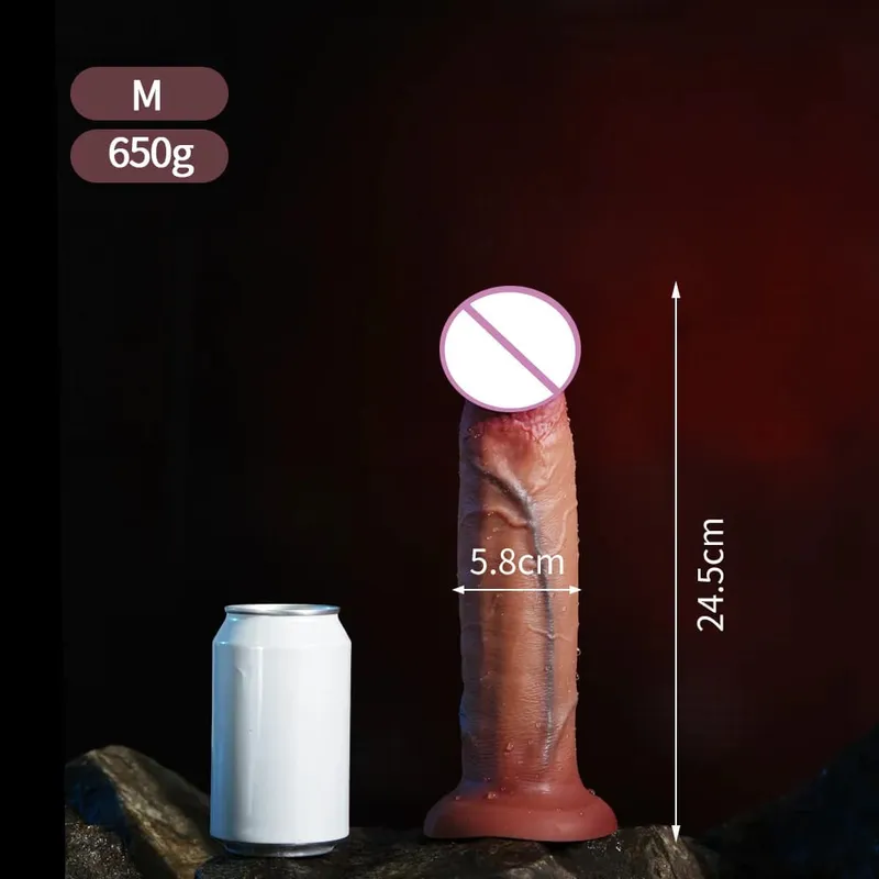 Super Long Dildo G-Spot Soft Realistic Silicone Anal Dildos Strapon Dick Butt Plug Masturbat Penis Adult Sex Toys for Man Women — image 8