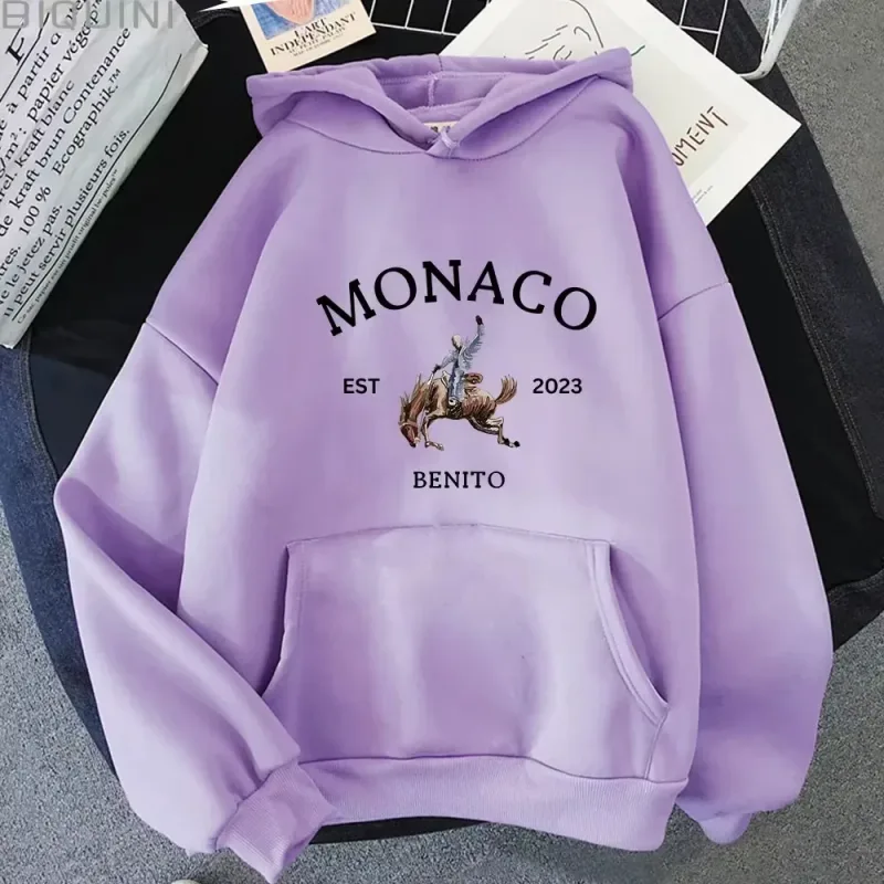 New Album Nadie Sabe Lo Que Va Pasar Manana Sweatshirts Men women's Grunge Street Hoodies Clothes Sweatshirts Harajuku