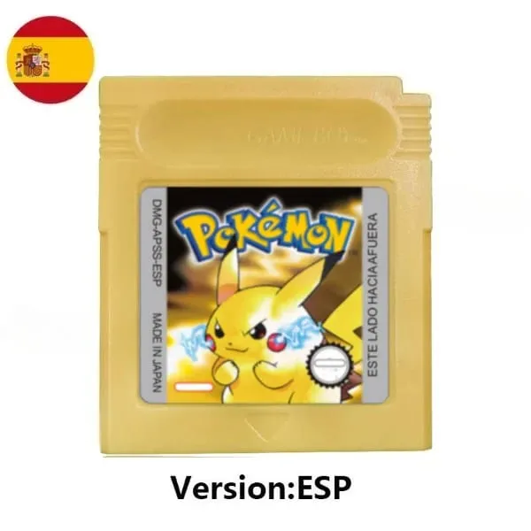 Many style Pokemon Red Blue Crystal Golden Green Silver Yellow GBC Game Card 16 Bit Video Game Cartridge Console Card GB/SP — image 5