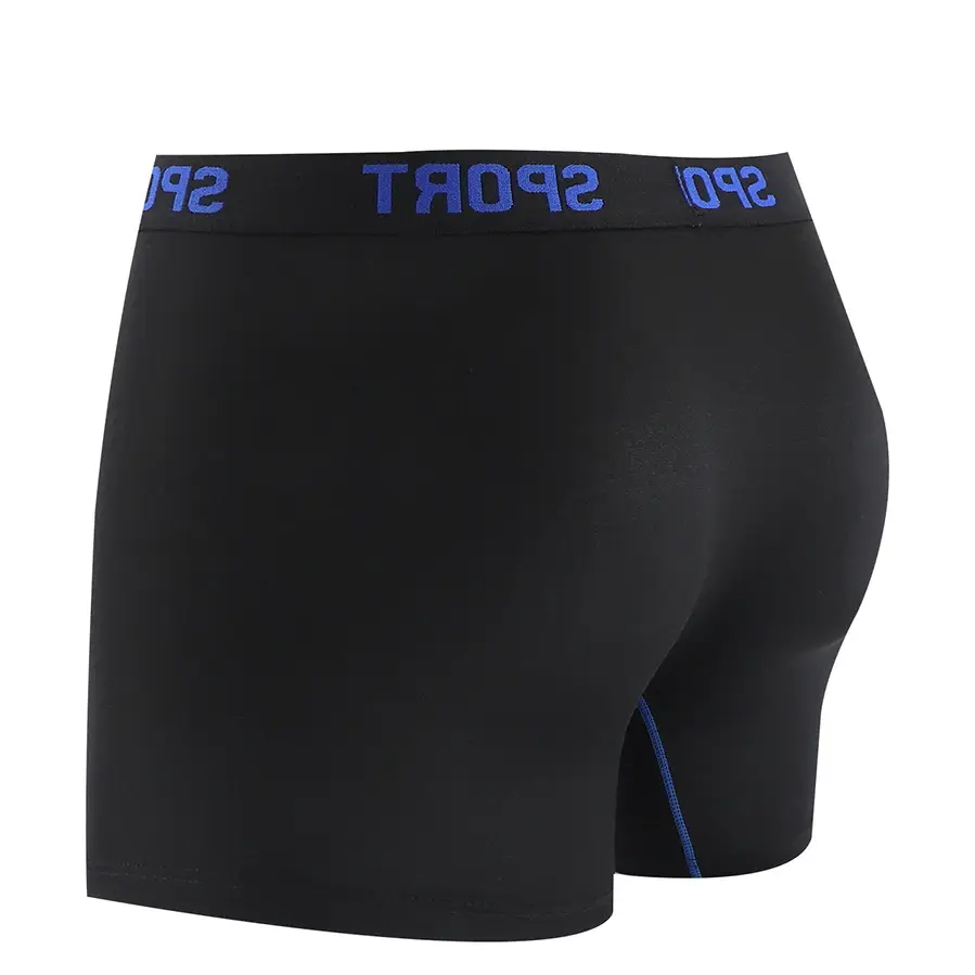 5-Pack Men's Sport Boxer Briefs, Quick-Dry Polyester Athletic Underwear Breathable Compression Trunks for Workout, Gym & Running