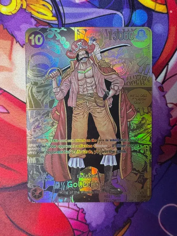 ONE PIECE Roronoa Zoro Monkey D. Luffy DIY Homemade Collection Card English Japanese Version Toys Christmas Birthday Gift