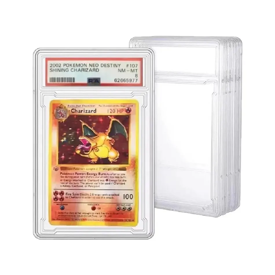 PSA Rating Star Card Transparent Card Brick Complete Set Card BoxGame Cards Pokémon Collection Card Box Accessorie Toy Gifts — image 2