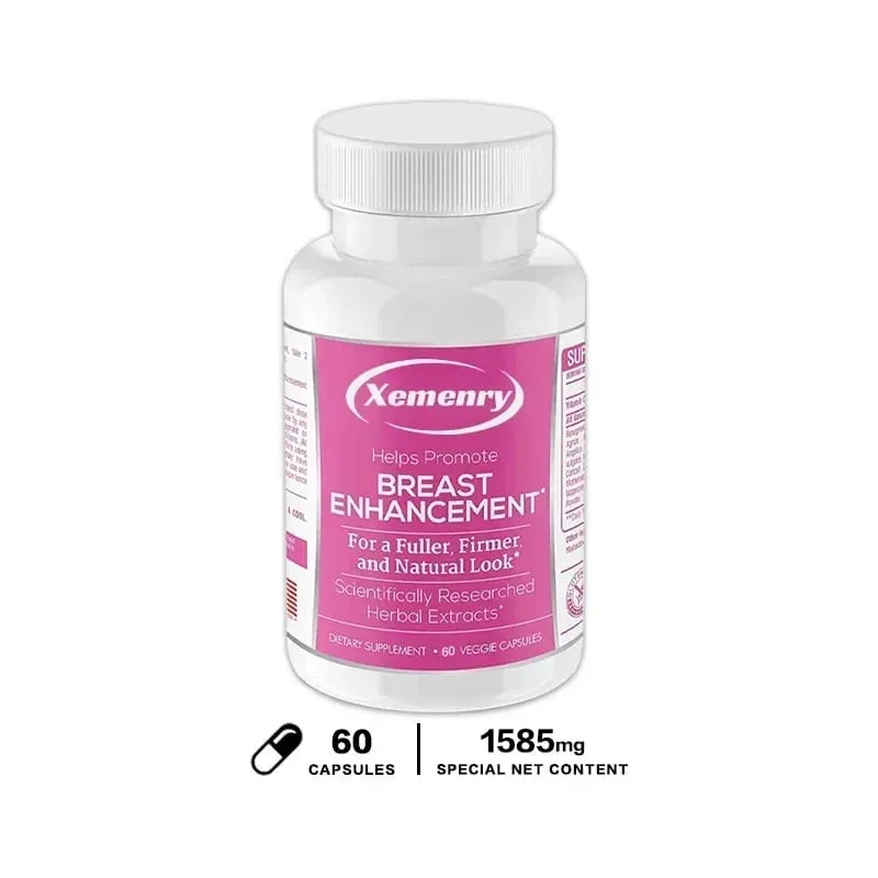 Supplement voor borstvergrotingscapsules - Vitamine C Fenegriek Angelica Chasteberry - Voller formaat Heldere huid Gelukkiger humeur — image 8