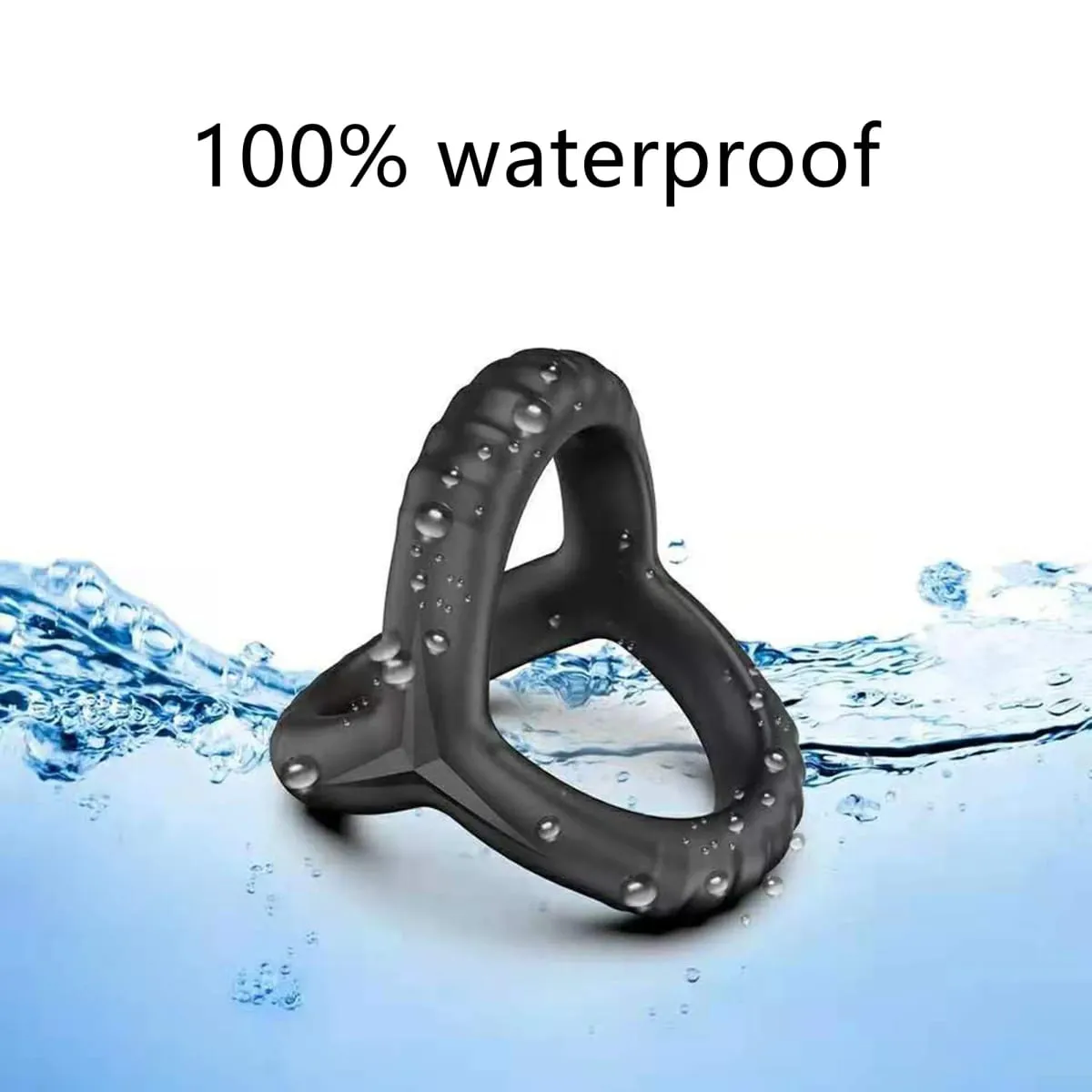 Soft Silicone Cock Ring Scrotum Bind Delay Ejaculation Penis Ring Chastity Cage Stronger Erection Sex Toys for Men BDSM Toys — image 4