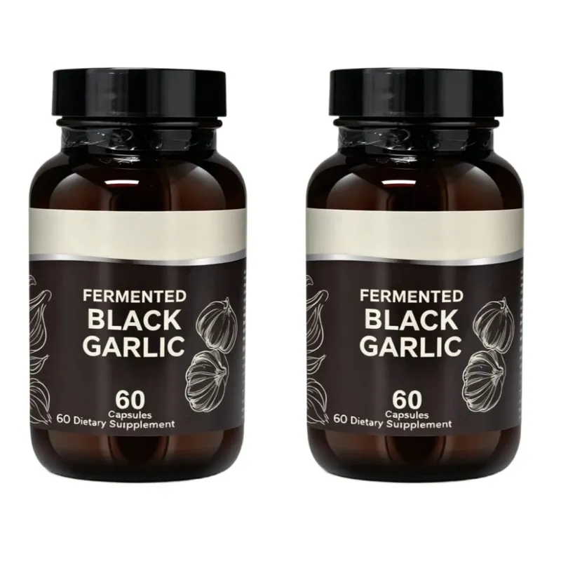 Fermented Black Garlic Capsules for Adults - Supports Overall Wellness Circulation & Antioxidant Health 60 Capsules Non-GMO — image 8