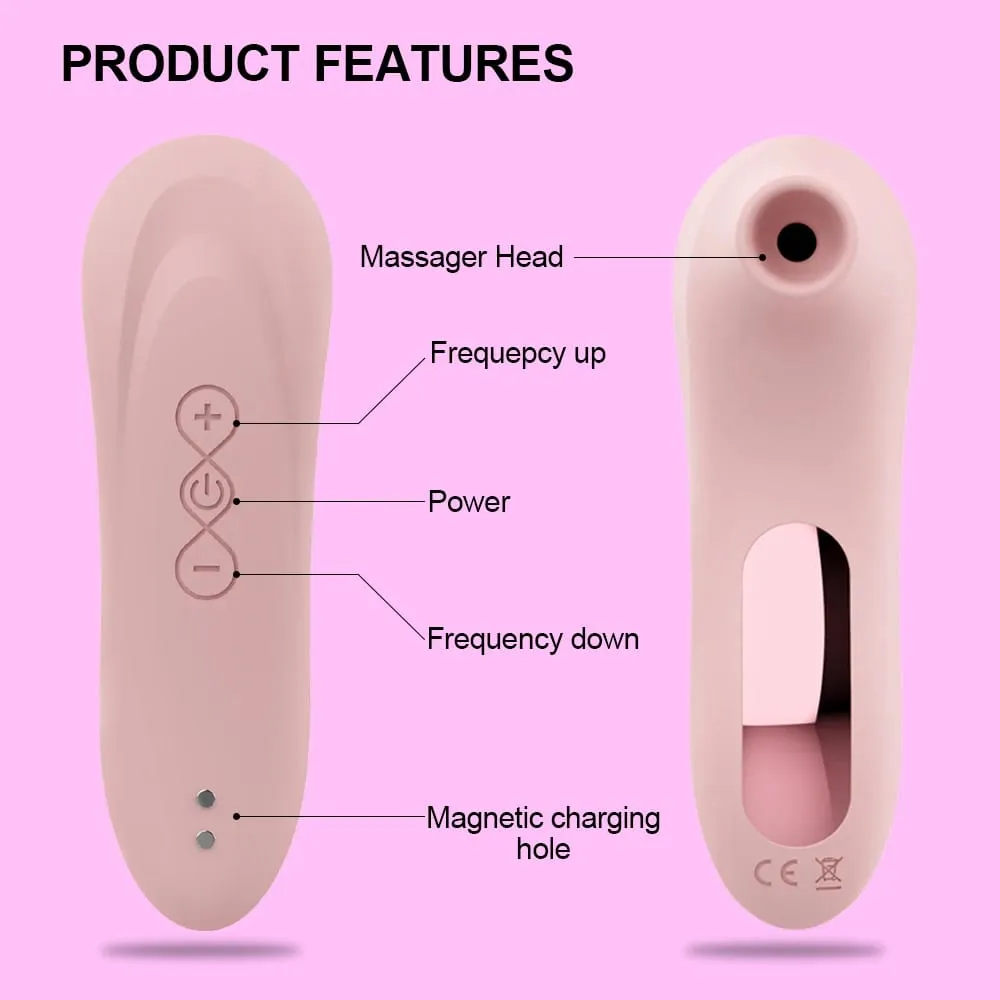 Powerful Clit Sucker Vacuum Vibrator Clitoris Sucking Nipple Sucking Tongue Vibrating Oral Licking Sex Toys for Adult Women — image 5