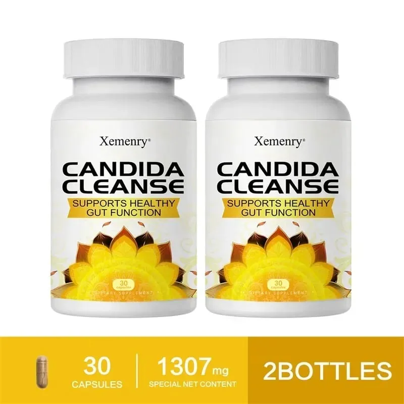 Candida Cleanse - Bevordert darmreiniging en ontgifting Verbetert de spijsvertering en verlicht constipatie en een opgeblazen gevoel