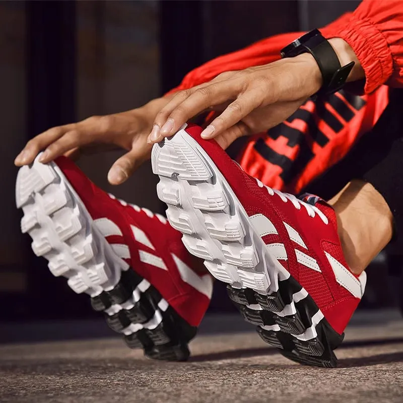 New Men's and Women's Running Shoes Breathable Casual Sneakers Anti-slip Vibration Comfortable Walking Shoes 36-48