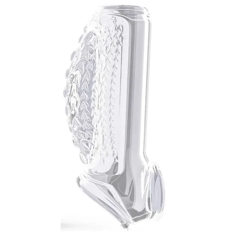 Thicken Penis Enlargement Sleeve Reusable Cock Ring Delay Ejaculation Penis Extender Condom Lock Ring Sex Toys Men Erotic Goods
