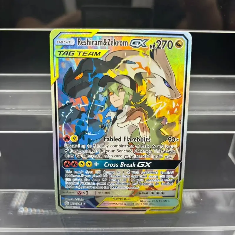 DIY Collection Cards Zekrom Umbreon Espeon Mewtwo GX EN Self Made Single Card Classic Game Anime Card Gift Toy