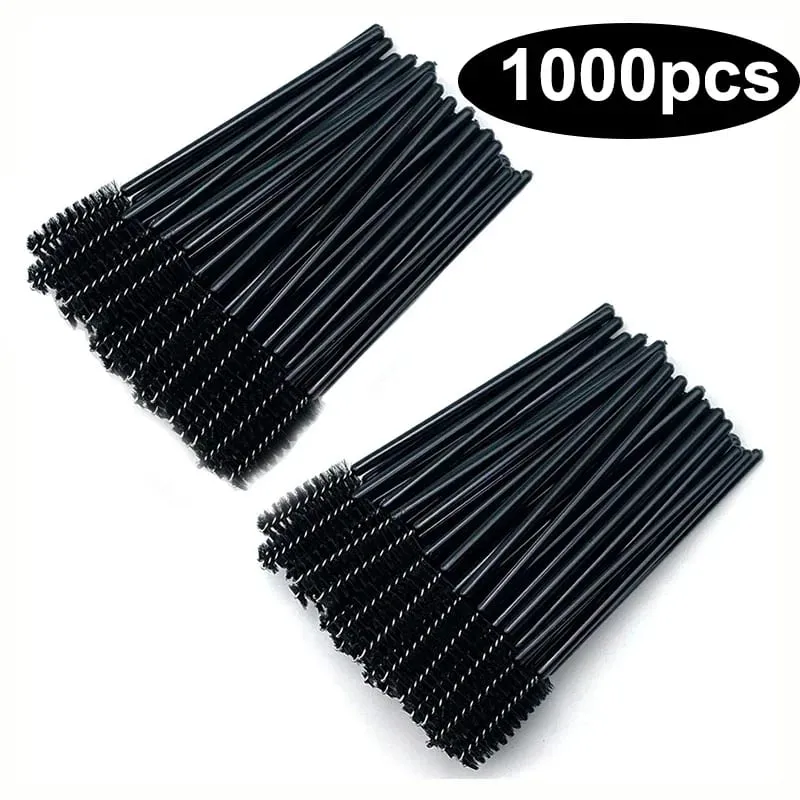 ขายส่งแปรงขนตามาสคาร่าขายส่ง Spoolies Eyebrow Lash แปรงทำความสะอาด Applicator แต่งหน้าเครื่องมือ 50/1000/2000 PCS — image 12