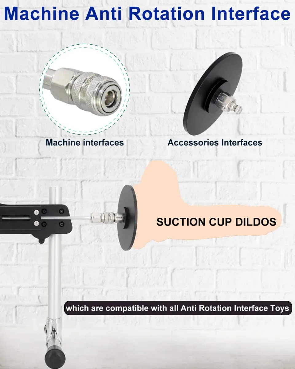 10 Side Anti-Rotation Accessaries Just for FR1/FR2/FRH1 Sex Machine Sucker Dildo Masturbator Extension Tube Adapter