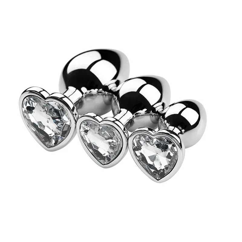 3 Sizes Metal Anal Plug Jewelry Base Beginner To Expert Butt Plug Tail Female Male Adult Toys Dildos Adult Sex Toys Couples