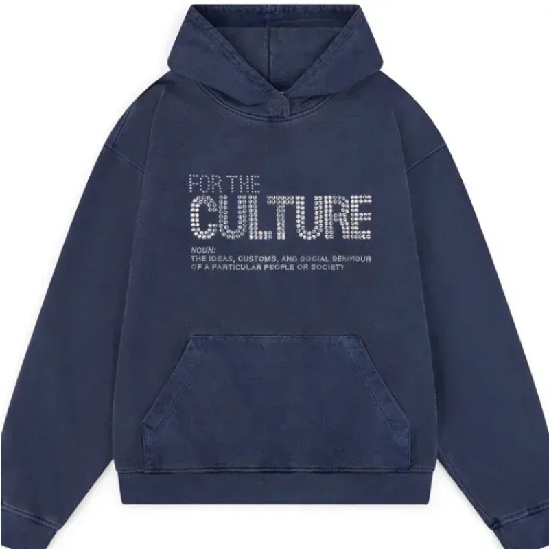 Pakaian Olahraga Hoodie Pasangan Fashion Baru Longgar Y2k Gaya Cetak Applique Monogram Pria Antik Pakaian Jalanan Di Musim Dingin